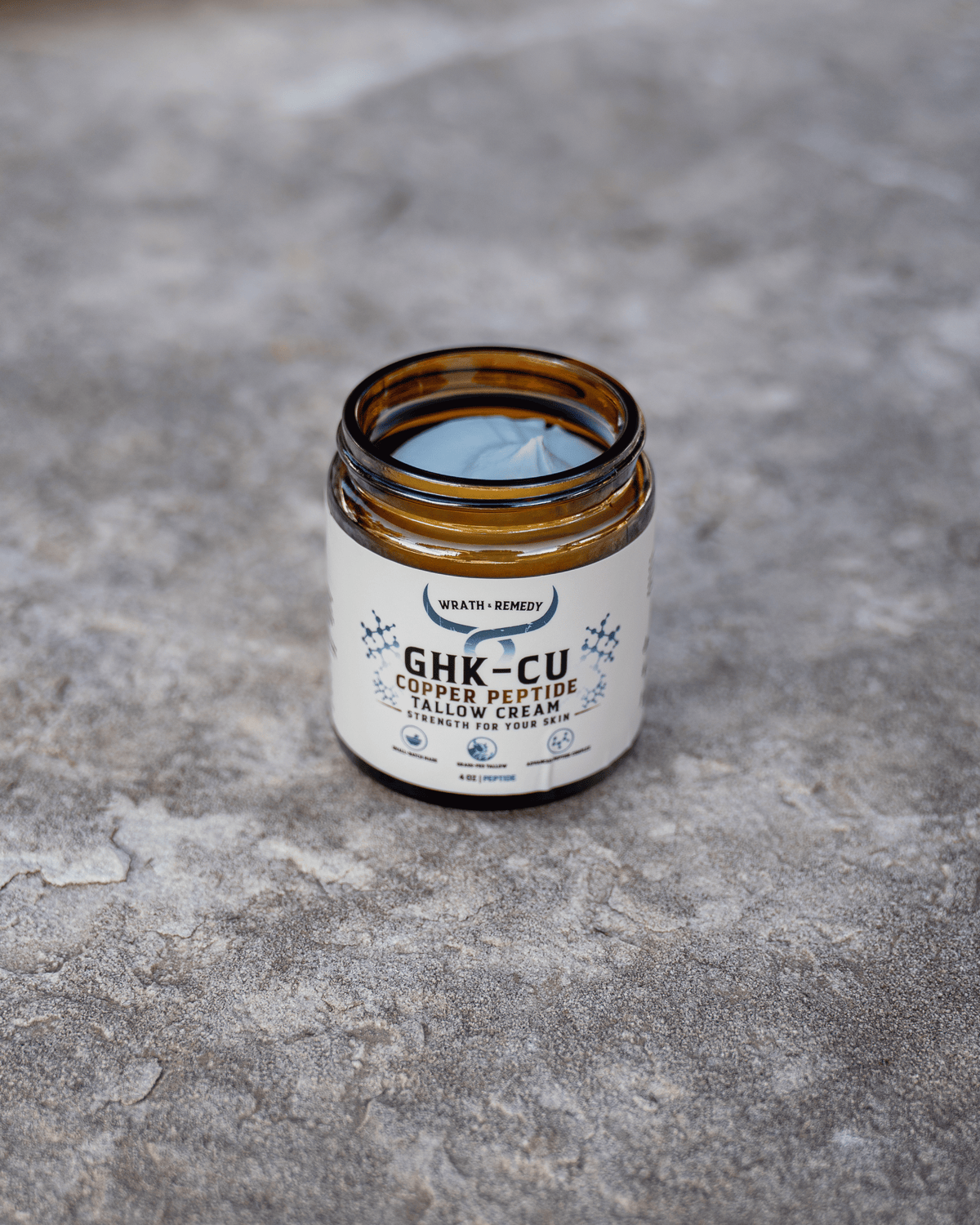 Wrath & Remedy® GHK-CU Copper Peptide Tallow Cream
