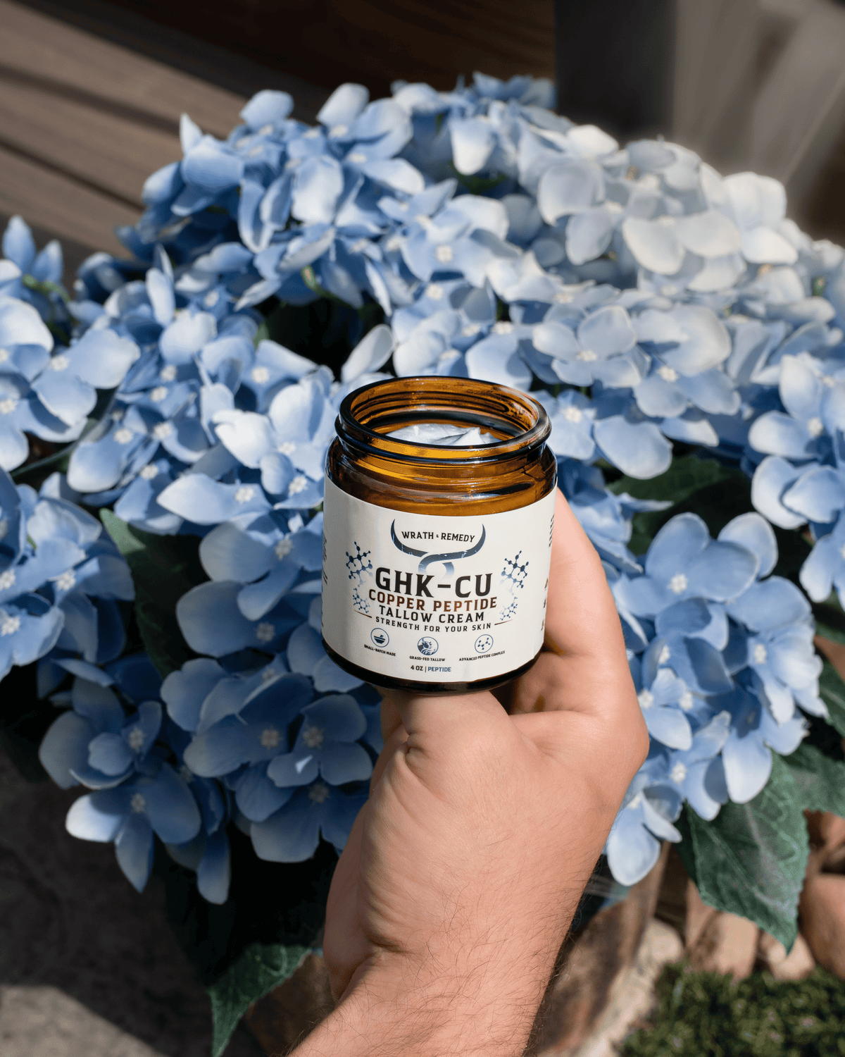 Wrath & Remedy® GHK-CU Copper Peptide Tallow Cream