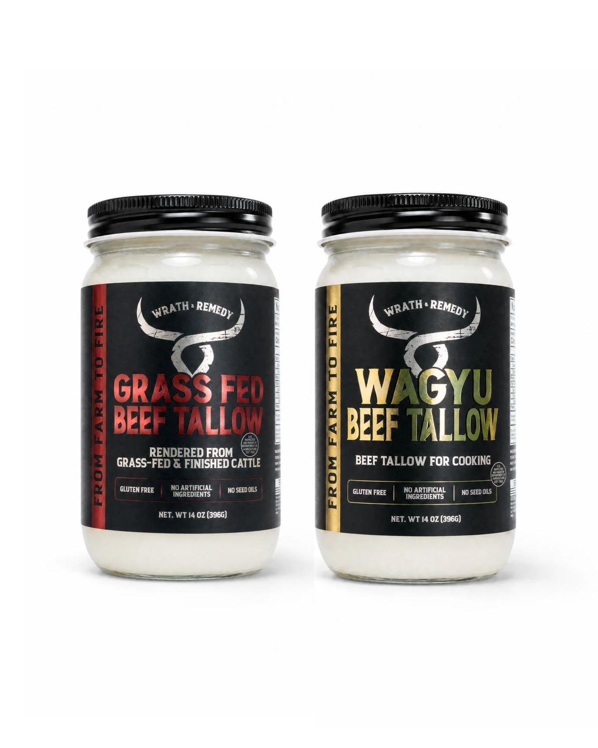 Wrath & Remedy® 100% Grass-Fed Cooking Tallow
