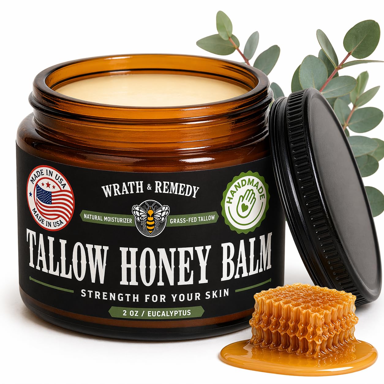 Wrath & Remedy® Tallow & Beeswax Balm - 2oz