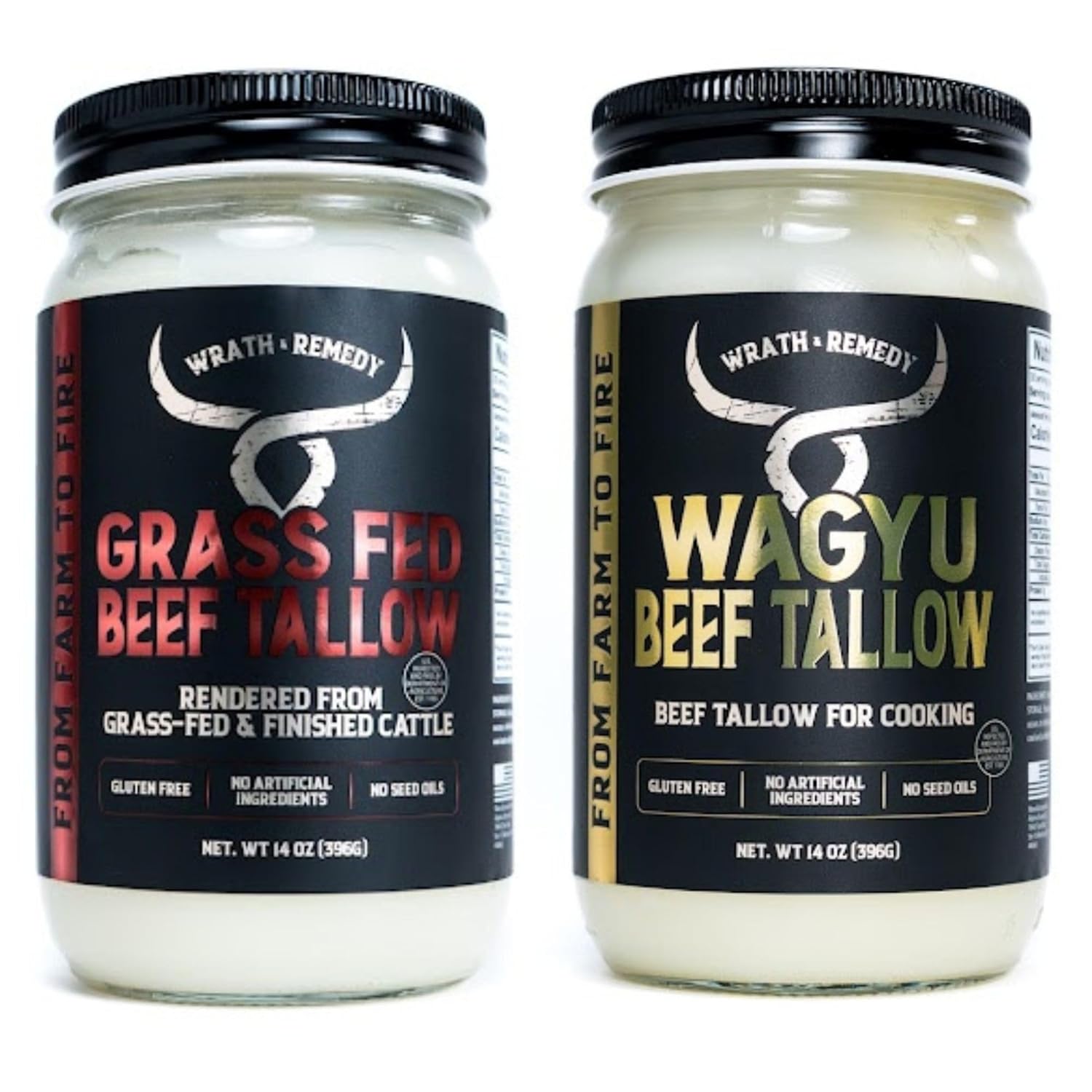 Wrath & Remedy® 100% Grass-Fed Cooking Tallow