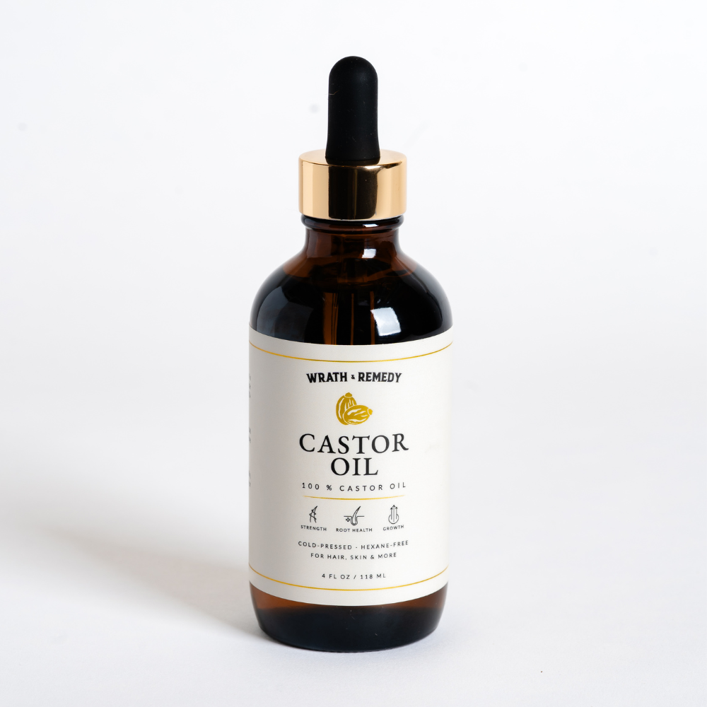 Pure 100% Organic Castor Oil - 4oz