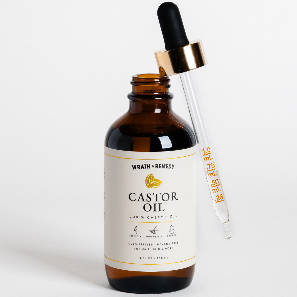 Pure 100% Organic Castor Oil - 4oz