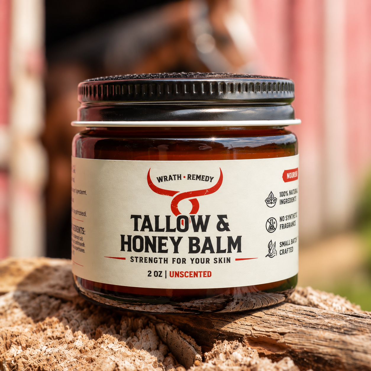 Wrath & Remedy® Tallow & Beeswax Balm - 2oz