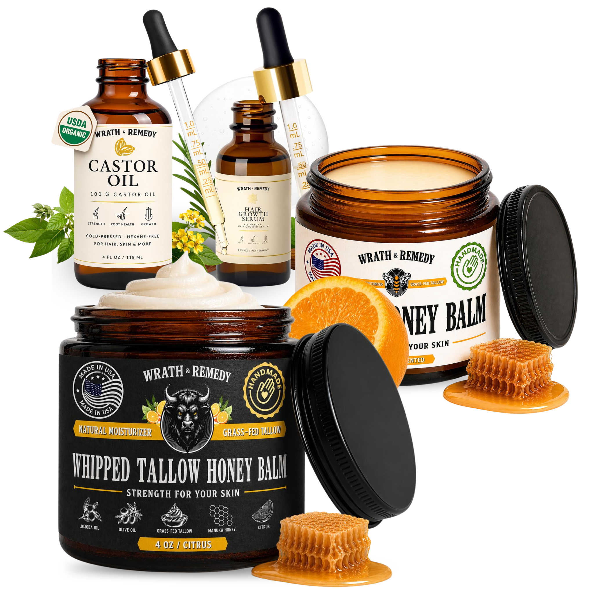 Wrath & Remedy® Whipped Tallow & Honey Balm