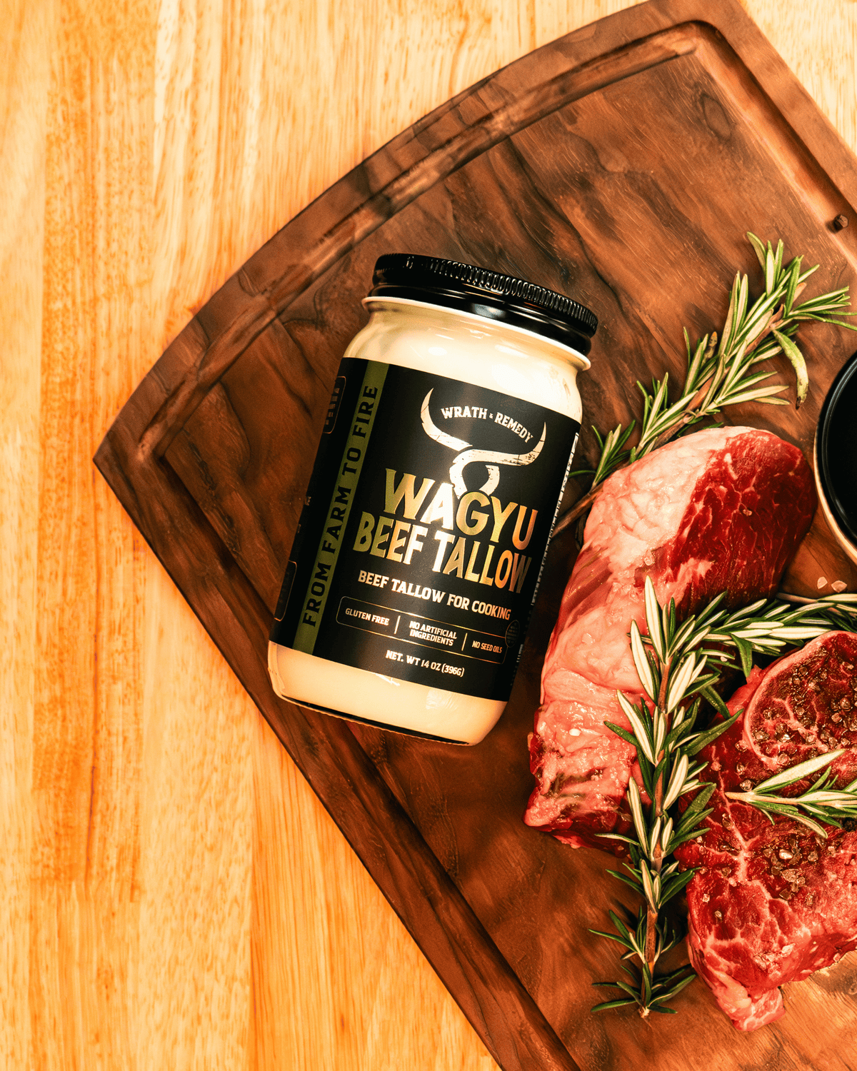 Wrath & Remedy® 100% Grass-Fed Cooking Tallow