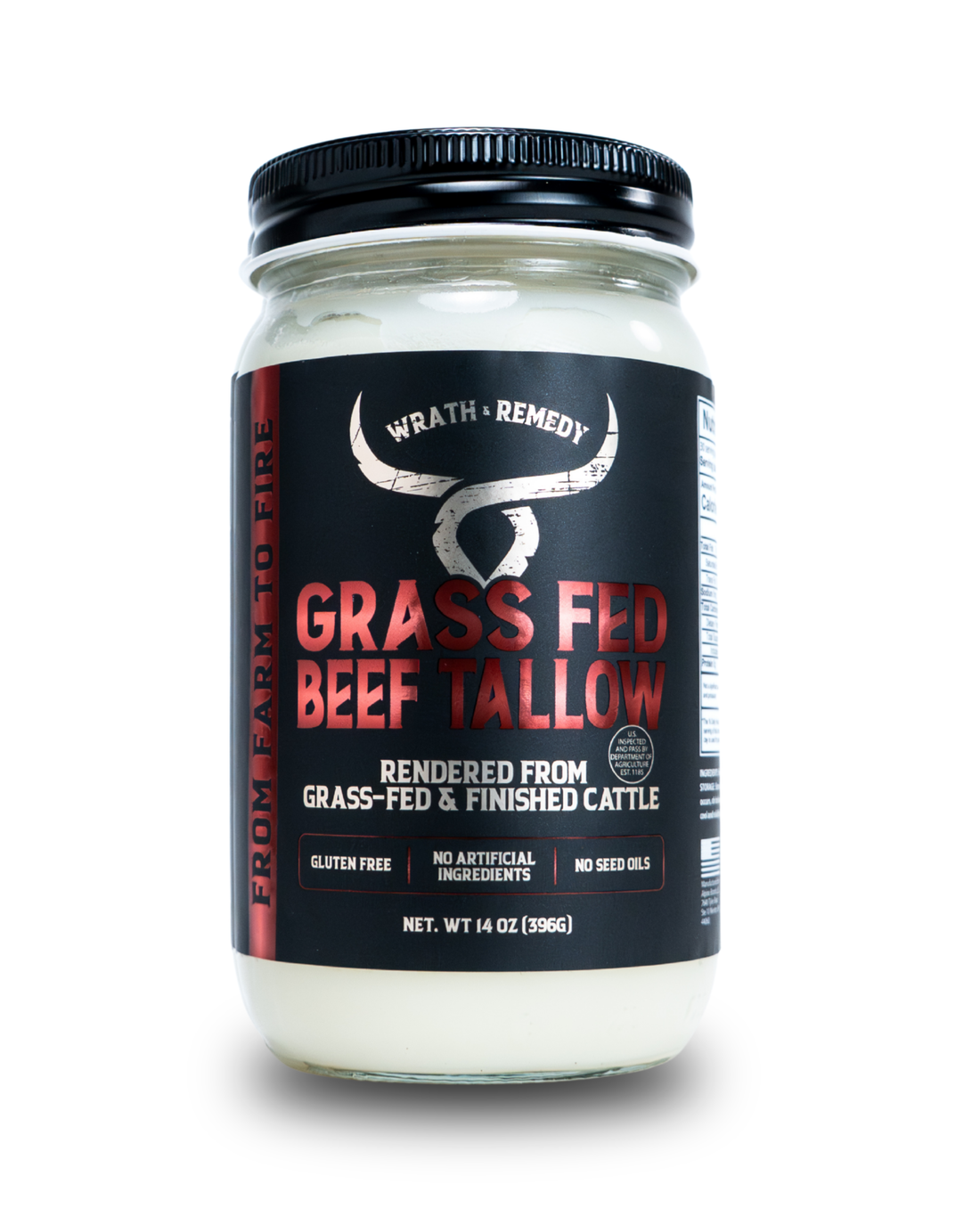 Wrath &amp; Remedy® 100% Grass-Fed Cooking Tallow