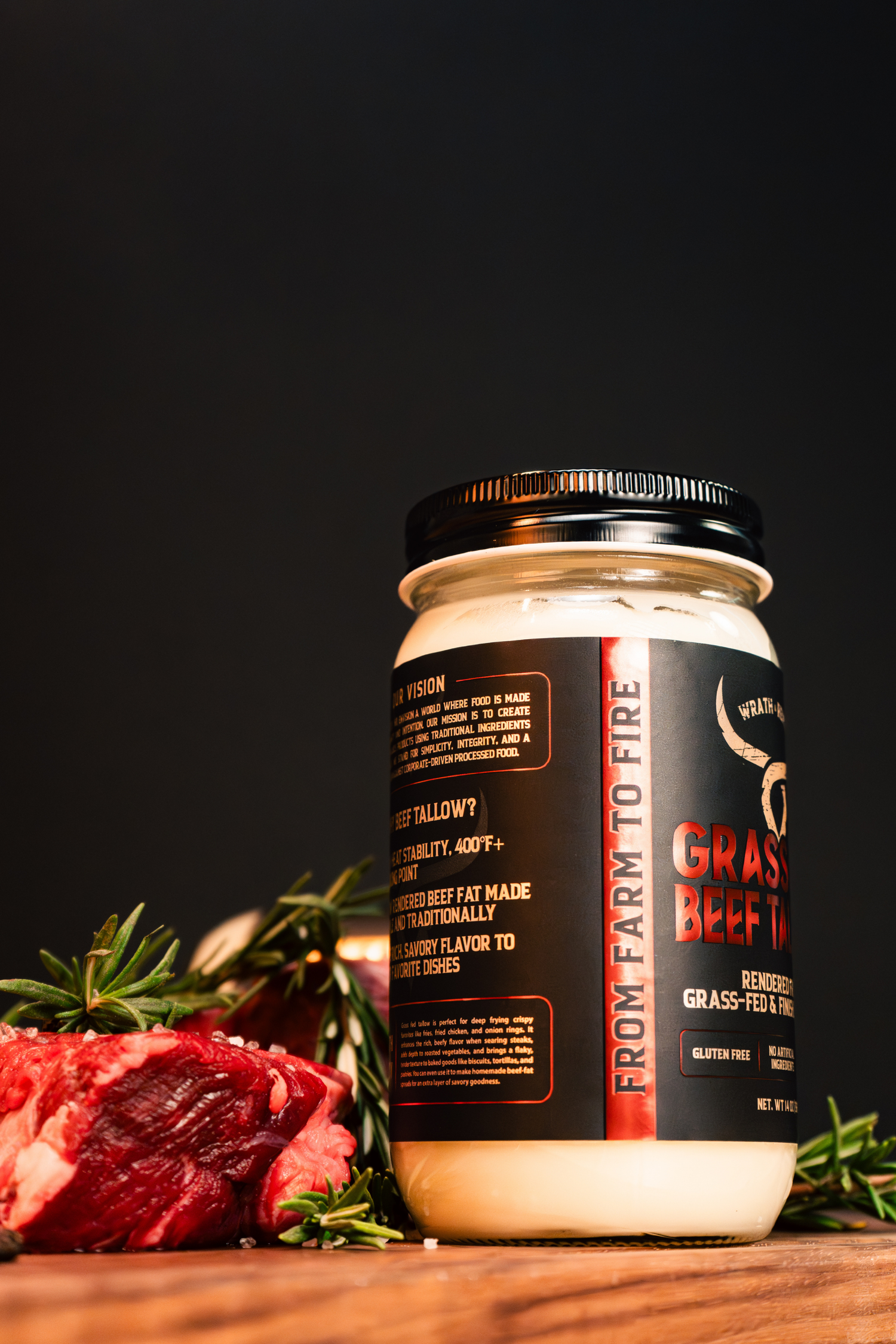 100% Grass-Fed Cooking Tallow