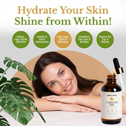 Wrath &amp; Remedy® 100% Pure Organic Castor Oil