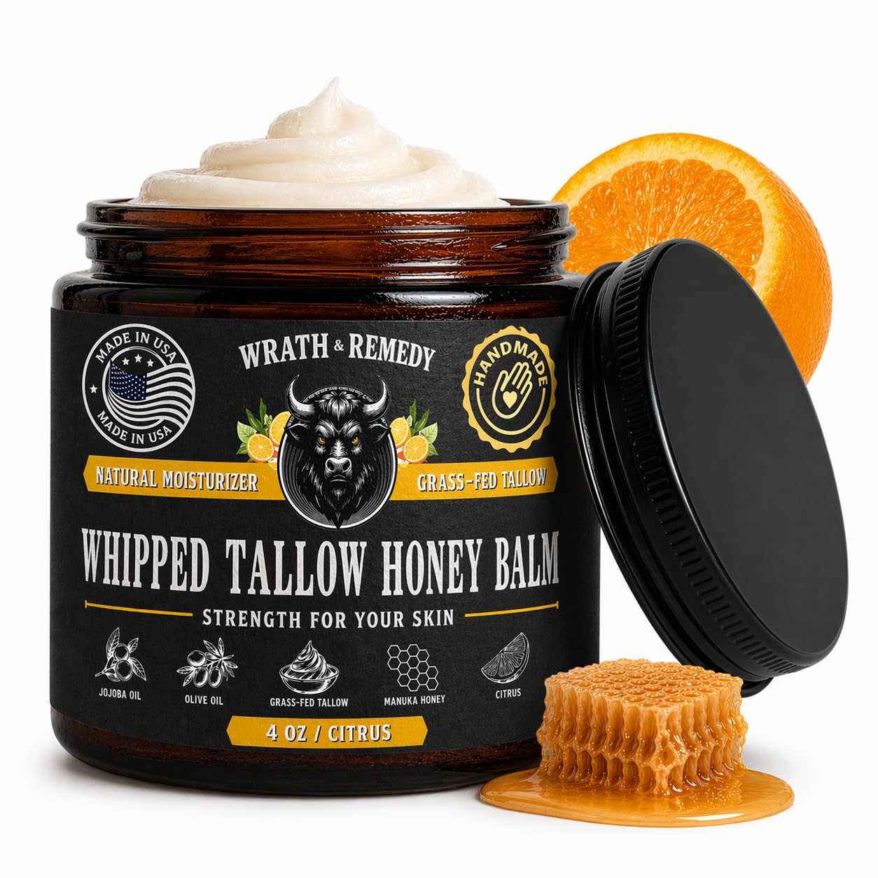 Wrath &amp; Remedy® Whipped Tallow &amp; Honey Balm