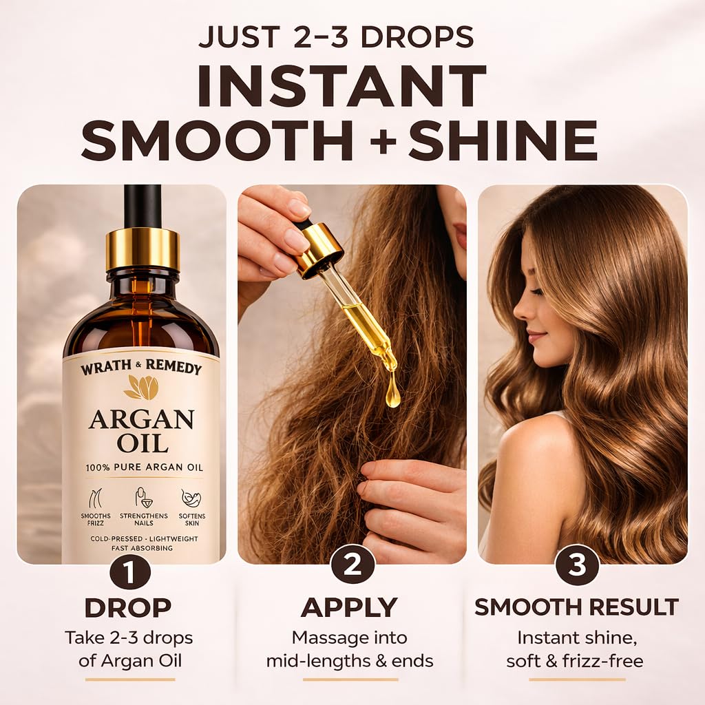 Wrath &amp; Remedy® 100% Pure Argan Oil