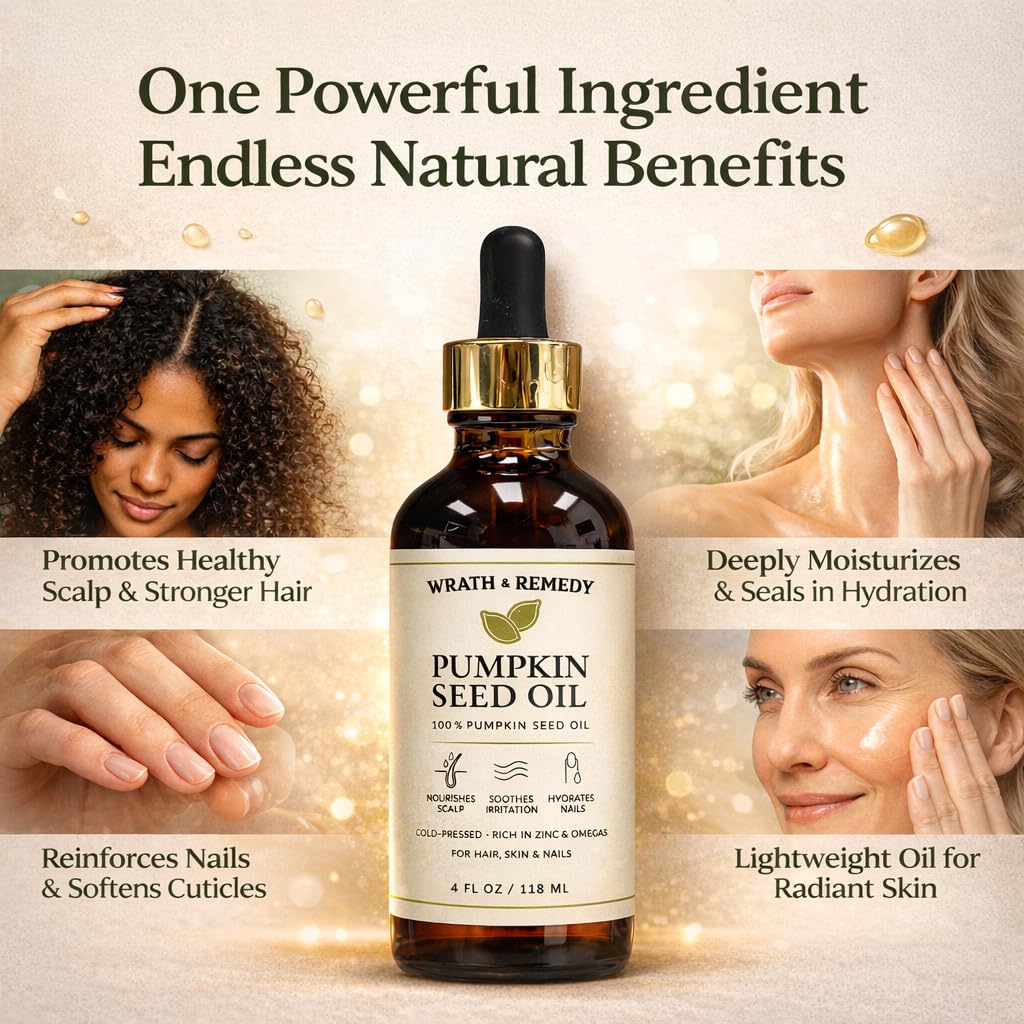 Wrath &amp; Remedy® Organic Pumpkin Seed Oil