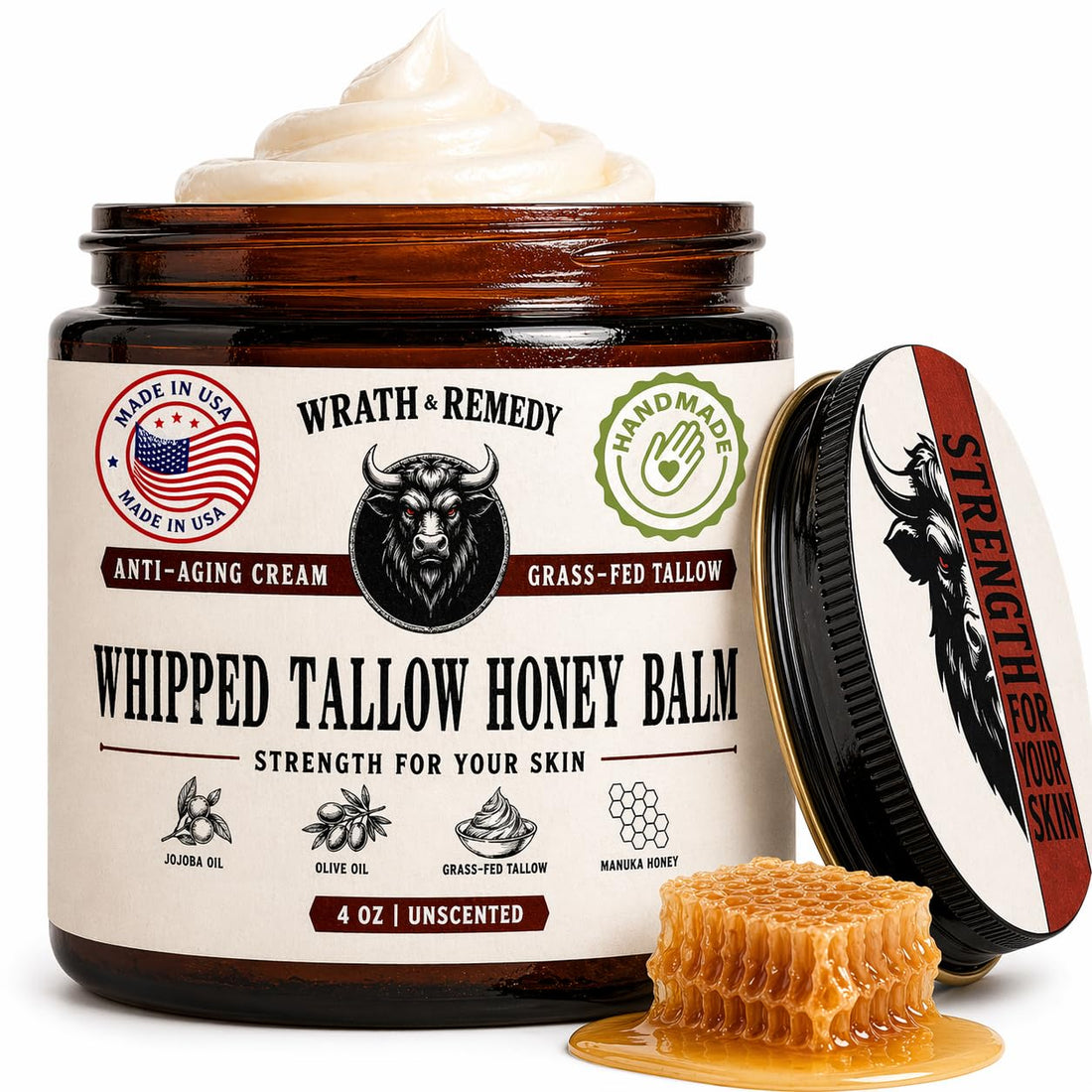 Wrath &amp; Remedy® Whipped Tallow &amp; Honey Balm