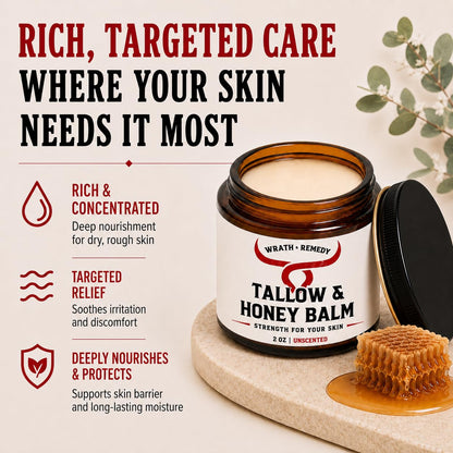 Wrath &amp; Remedy® Tallow &amp; Beeswax Balm - 2oz