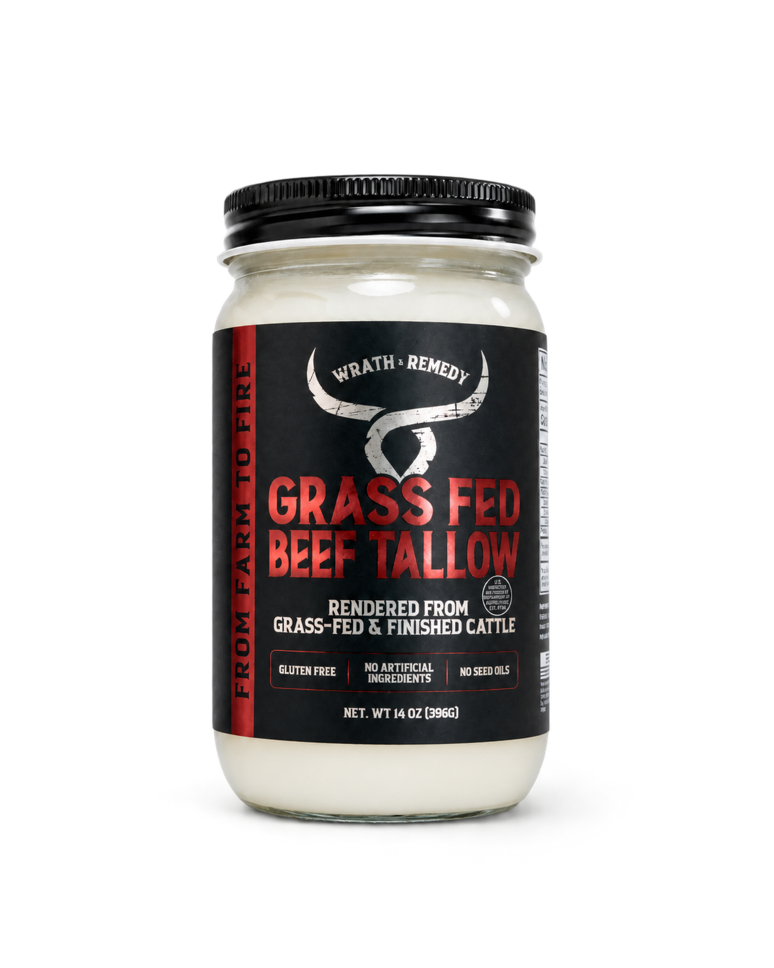 Wrath &amp; Remedy® 100% Grass-Fed Cooking Tallow
