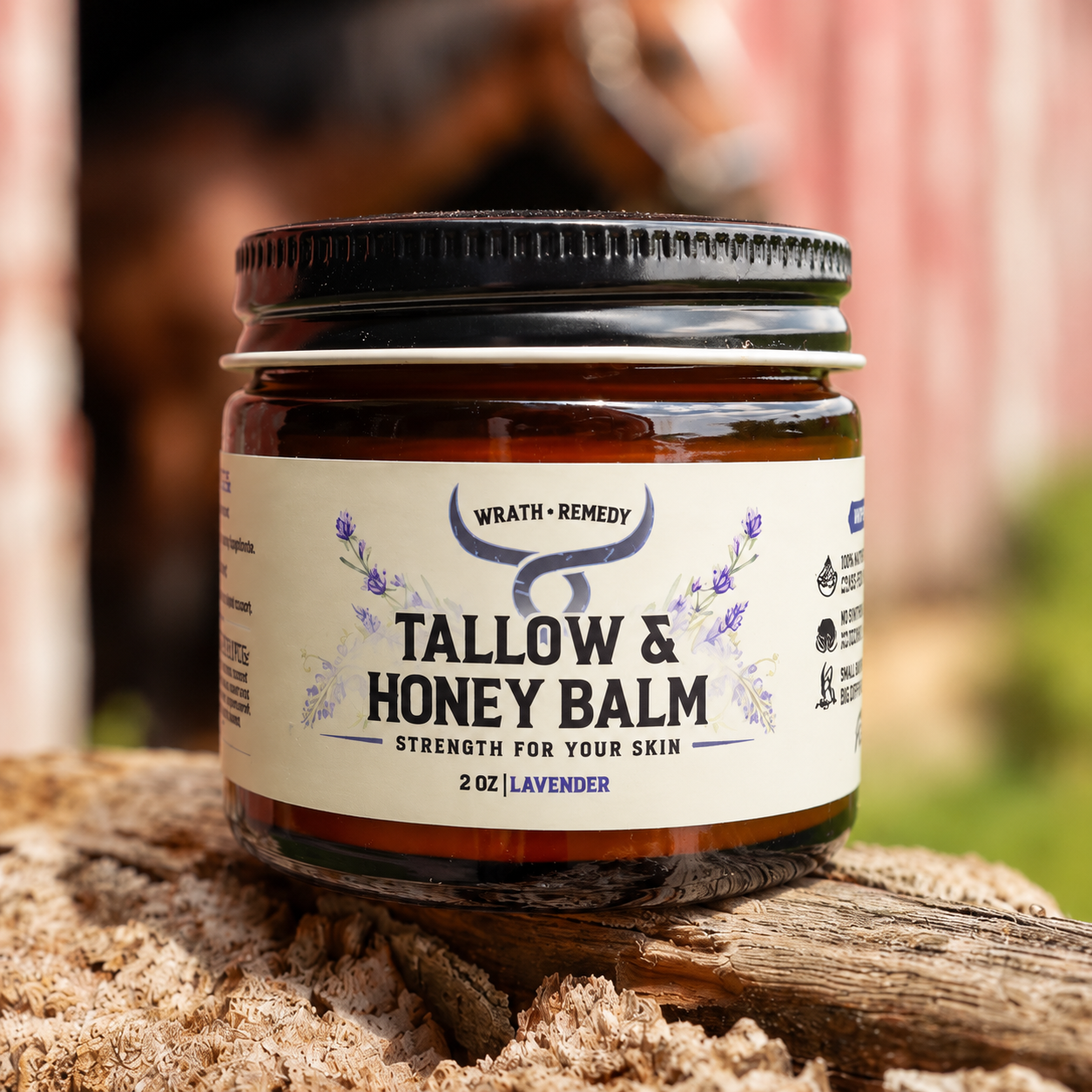 Wrath &amp; Remedy® Tallow &amp; Beeswax Balm - 2oz