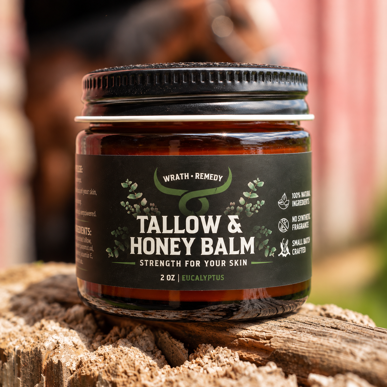 Wrath &amp; Remedy® Tallow &amp; Beeswax Balm - 2oz