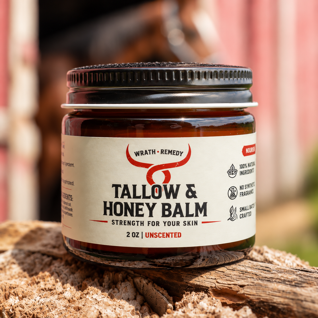 Wrath &amp; Remedy® Tallow &amp; Beeswax Balm - 2oz