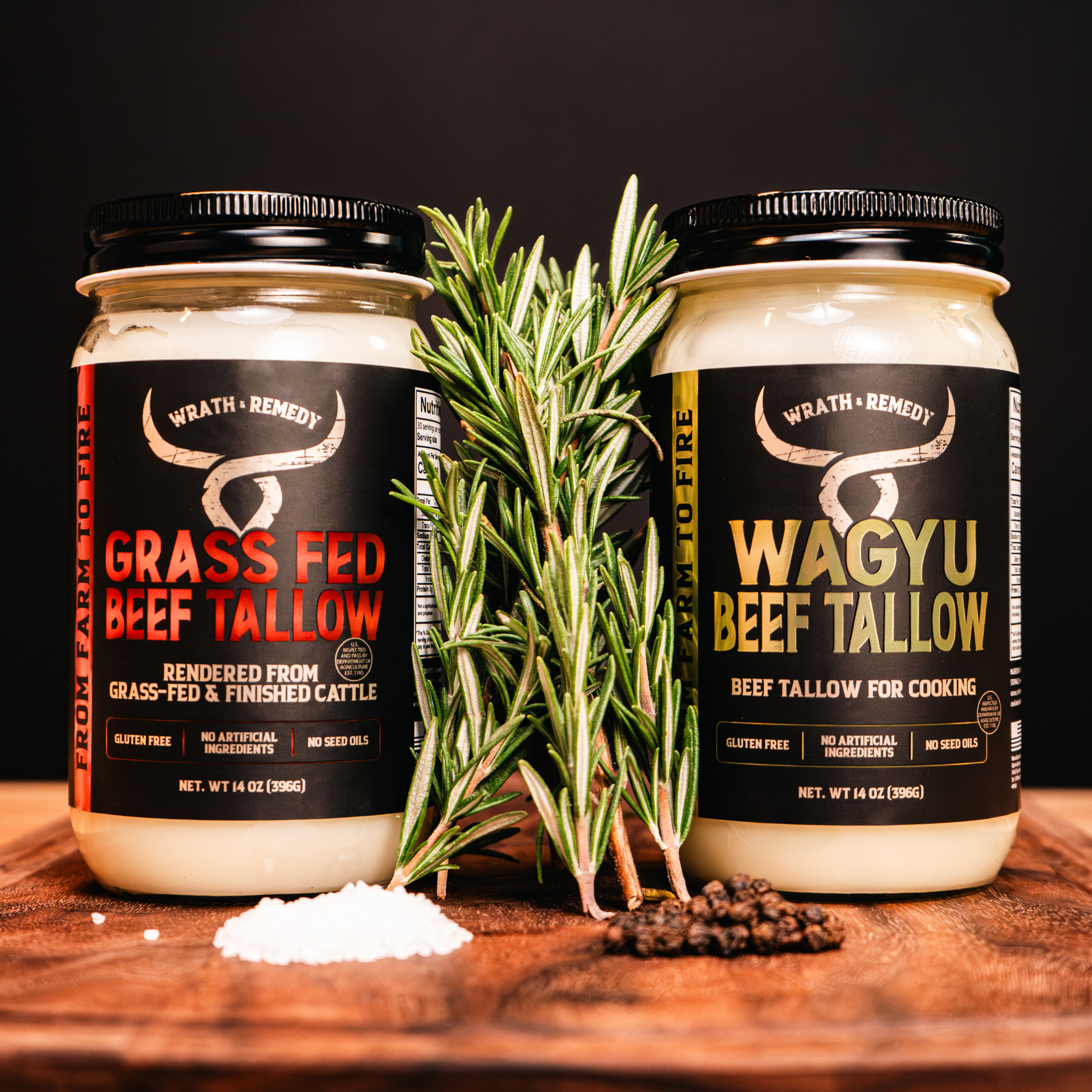 <p>Slow-rendered beef tallow sourced from responsibly raised, grass-fed, grass-finished cattle.</p>