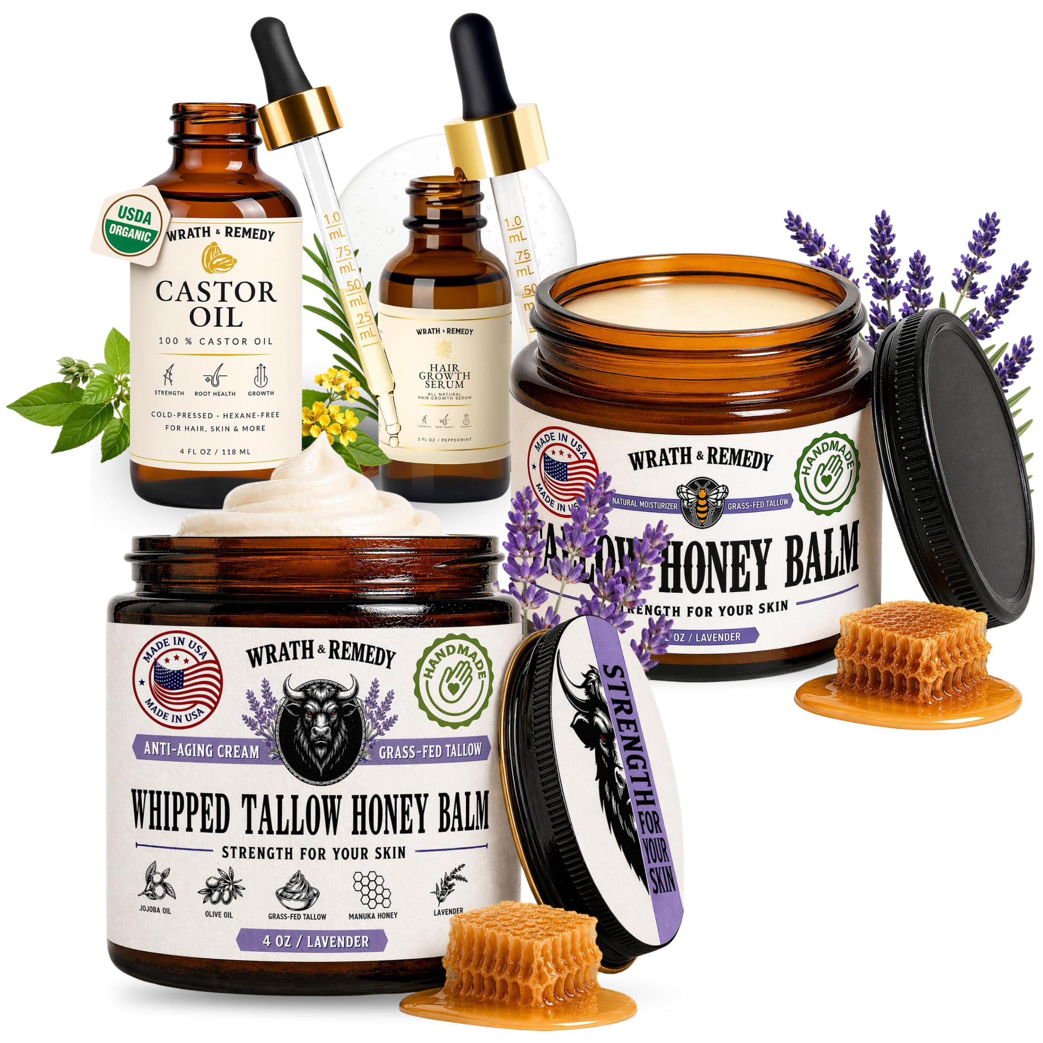 Wrath &amp; Remedy® Whipped Tallow &amp; Honey Balm
