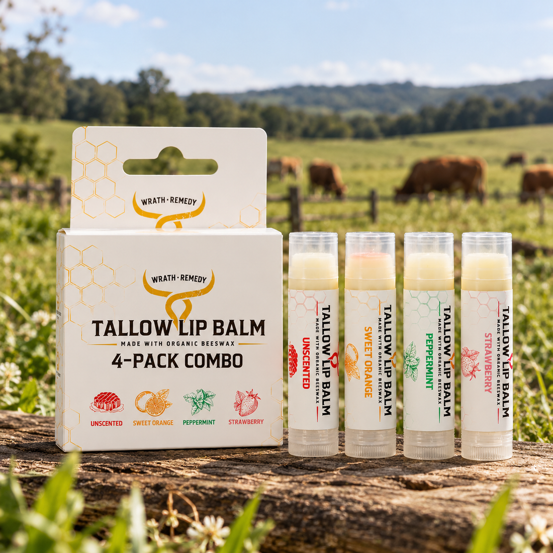 Wrath &amp; Remedy® Beef Tallow Lip Balm