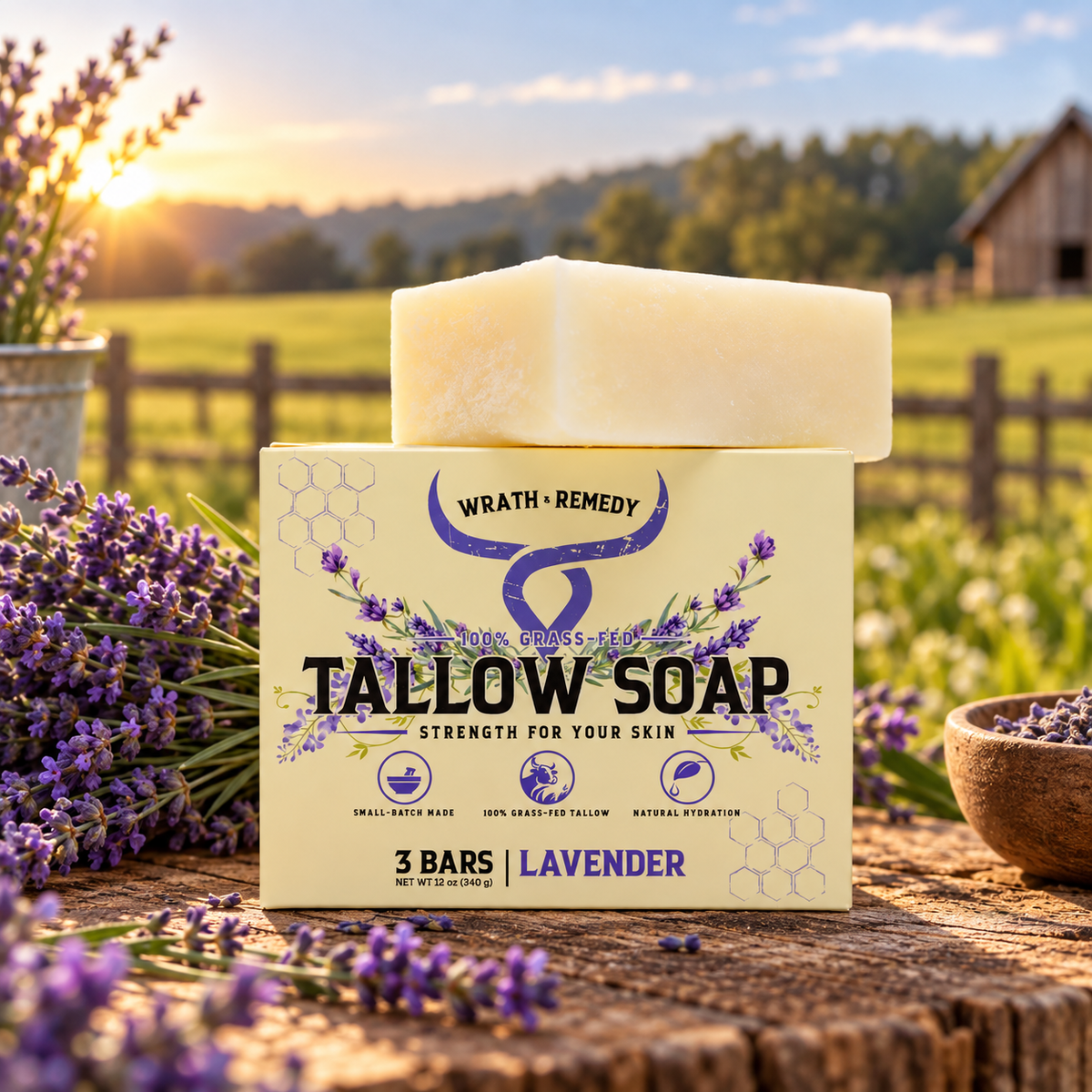 Wrath &amp; Remedy® Grass-Fed Tallow Soap