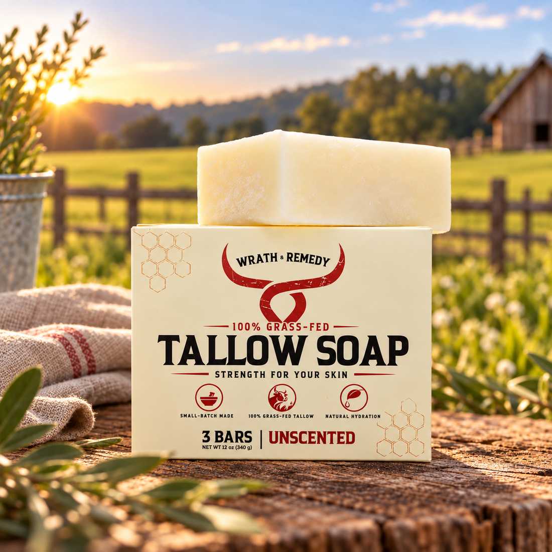 Wrath &amp; Remedy® Grass-Fed Tallow Soap