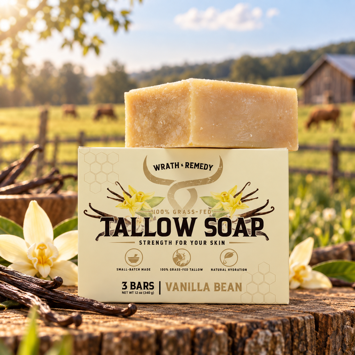Wrath &amp; Remedy® Grass-Fed Tallow Soap