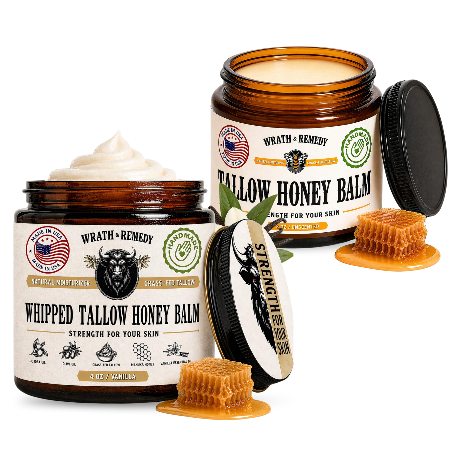 Wrath &amp; Remedy® Whipped Tallow &amp; Honey Balm