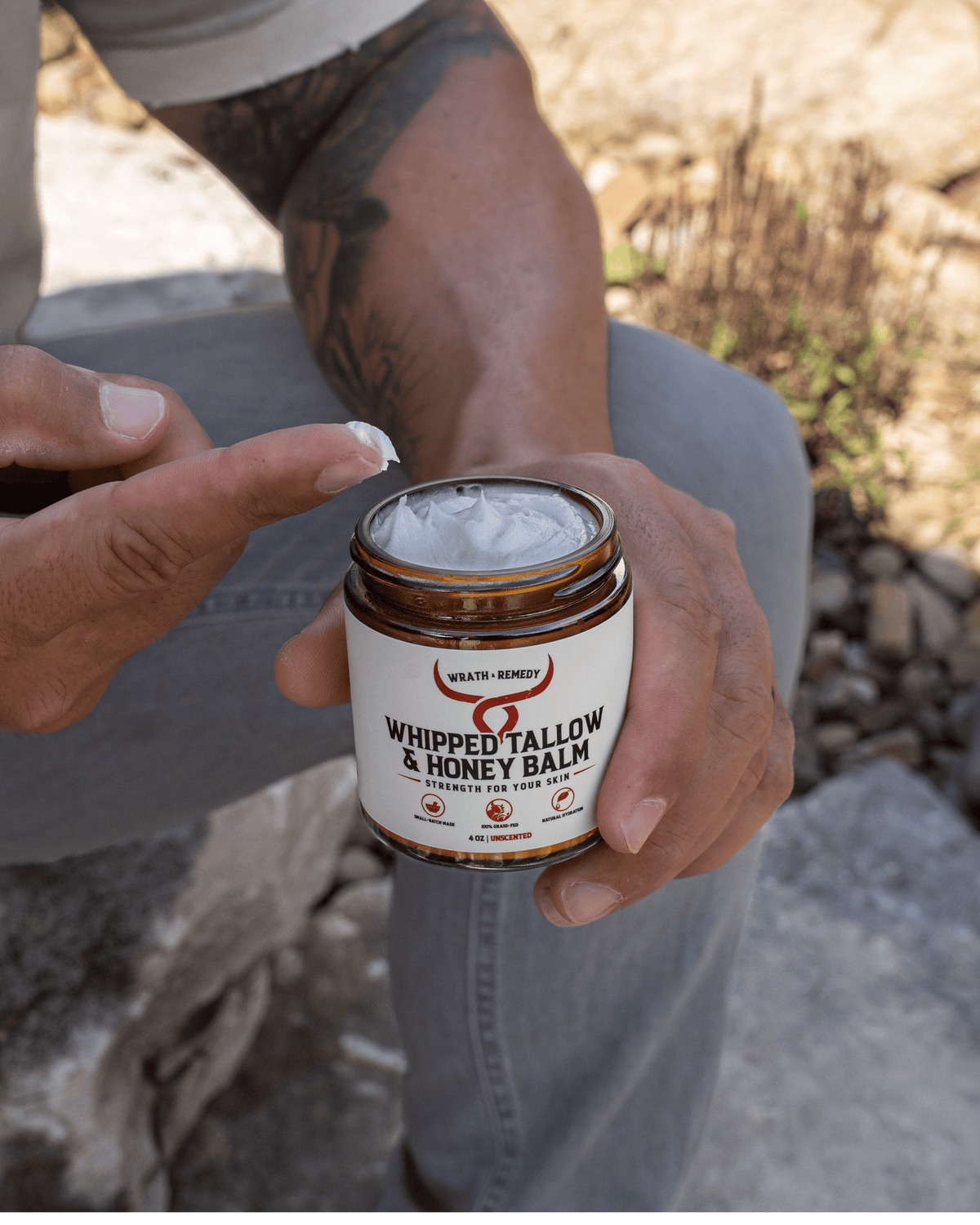 Wrath &amp; Remedy® Whipped Tallow &amp; Honey Balm