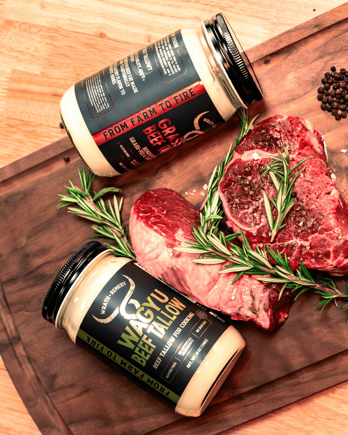 Wrath &amp; Remedy® 100% Grass-Fed Cooking Tallow